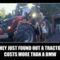 Tractor costs more than BMW