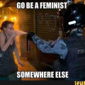 Go be a feminist somewhere else