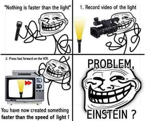 How to create something faster than light