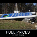 Fuel prices are finally dropping