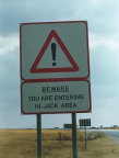Hijack area - beware