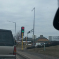 Bugged traffic light - green + red