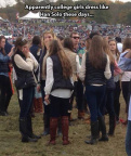 College girls dress like Han Solo
