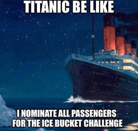 Titanic ice bucket challenge