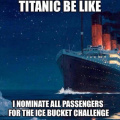 Titanic ice bucket challenge