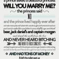 Once upon a time, a prince asked...