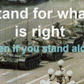 Stand for what is right