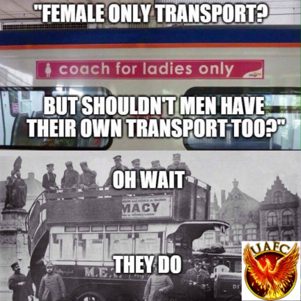 Female only transport: men have some too