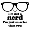I'm not a nerd...