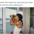 When she raises her voice...