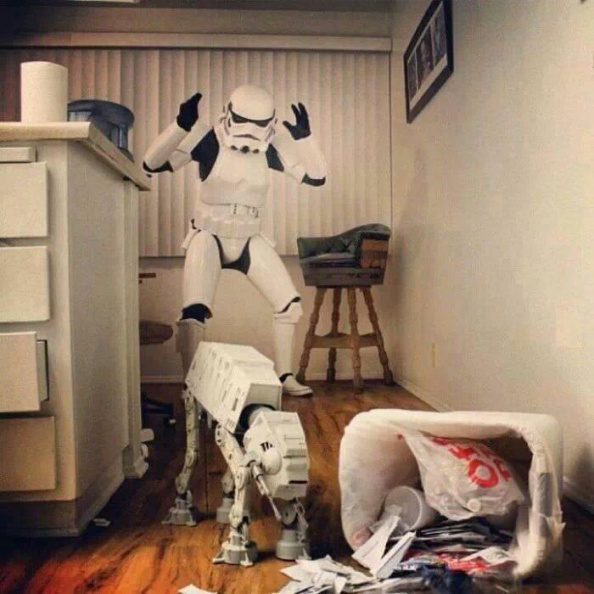 Stormtrooper dog