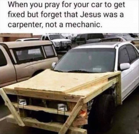 Jesus was a carpenter