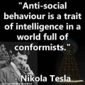 Tesla antisocial