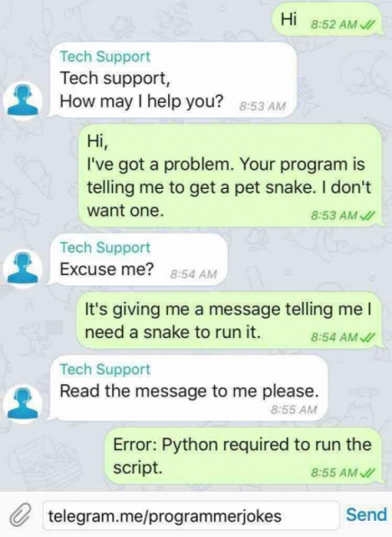 Get a pet snake