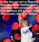 Clintons discovering balloons