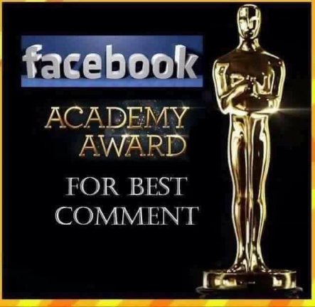 Facebook award best comment
