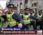 Grammar police take on web forums