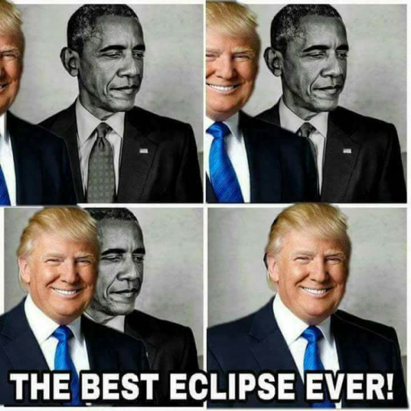 Trump eclipses Obama