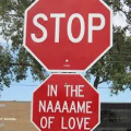 Stop, in the name of love