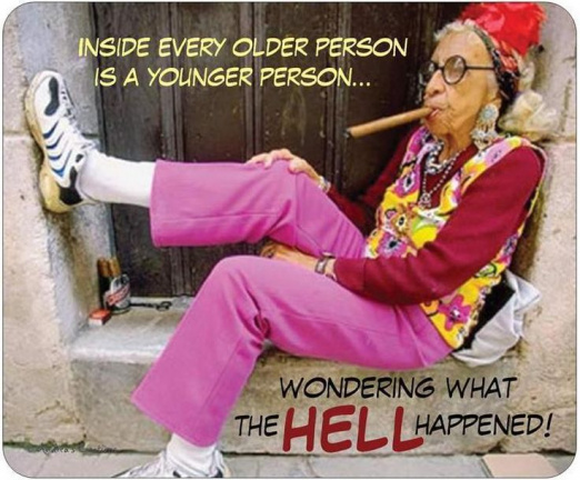 Inside every old person is a young person...