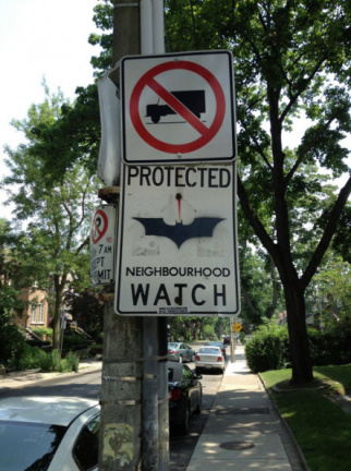 Neighbourhood watch with Batman