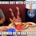 Dining out with children