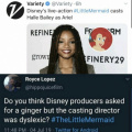 Disney's Ariel not a ginger