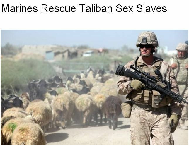 Marines rescue Taliben sex slaves