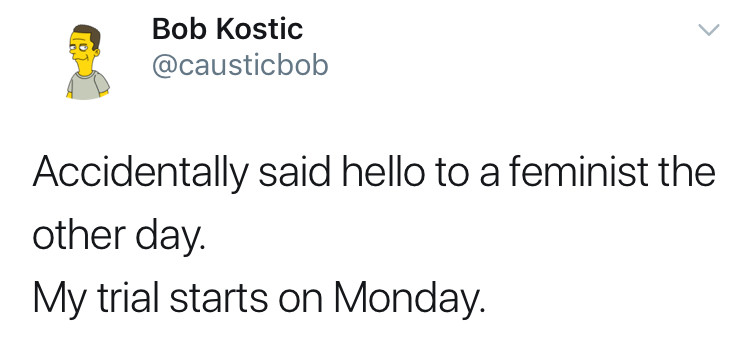 Said hello to feminist