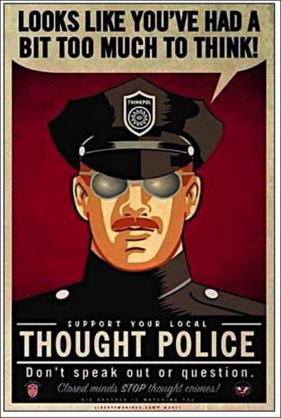 Thought police poster