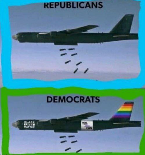 Republican vs Democrat bomber